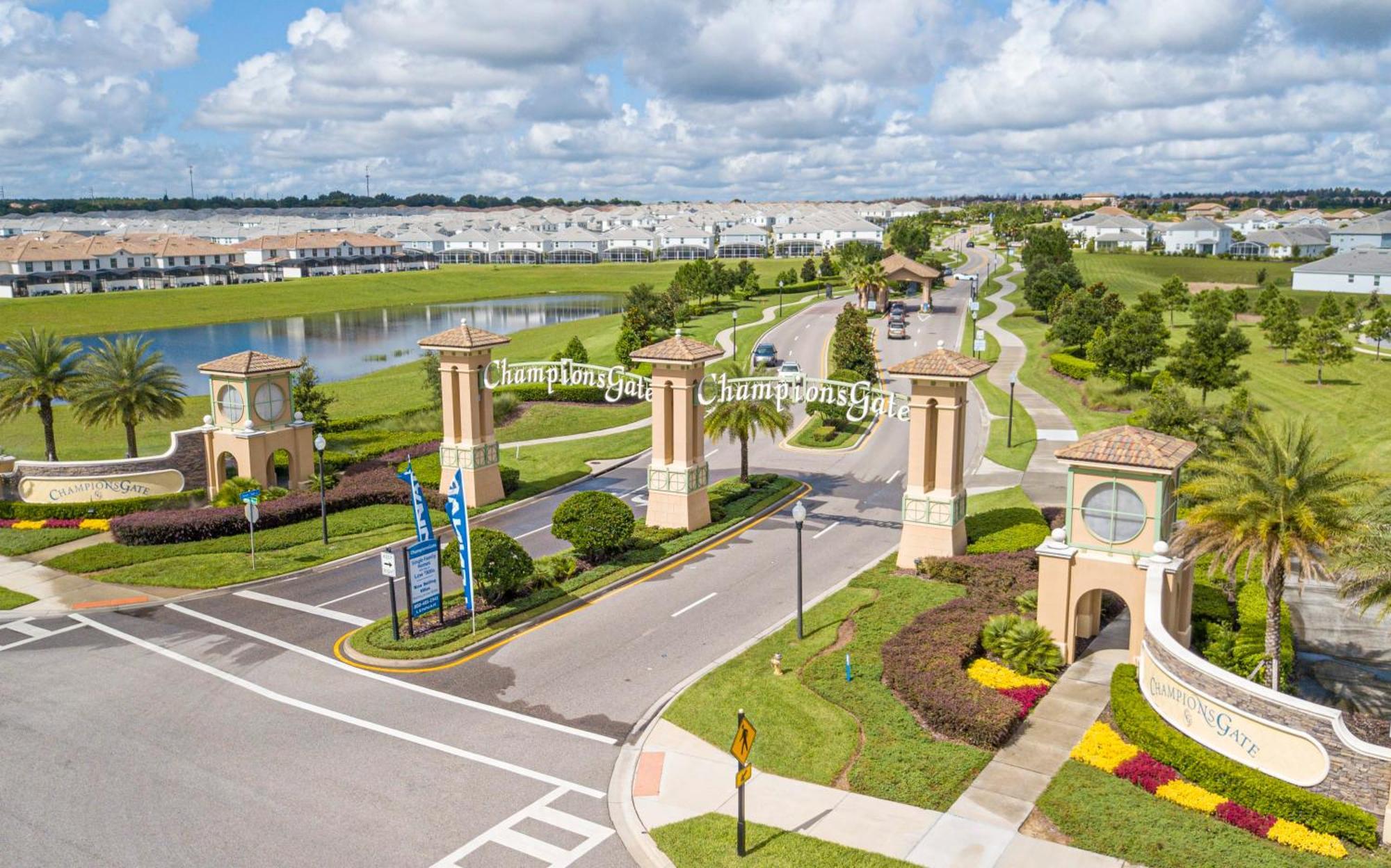 Stunning 4 Bd W/ Pool Close To Disney @ Champions Gate 990 キシミー エクステリア 写真